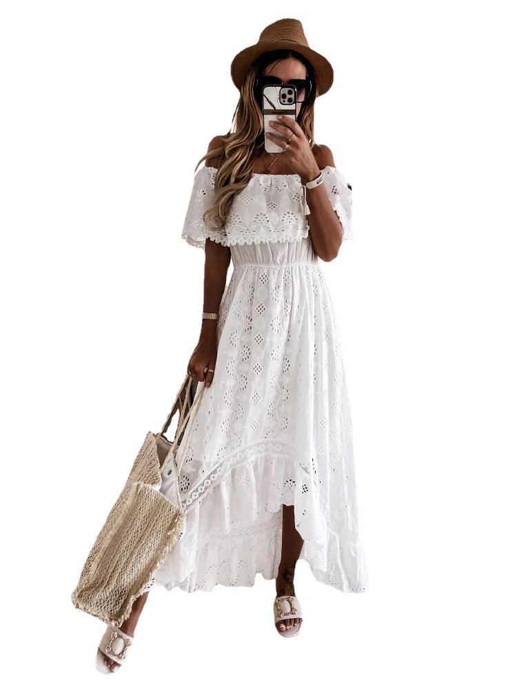 Bohemian Lace Long Dress - LUVVITT Fashion