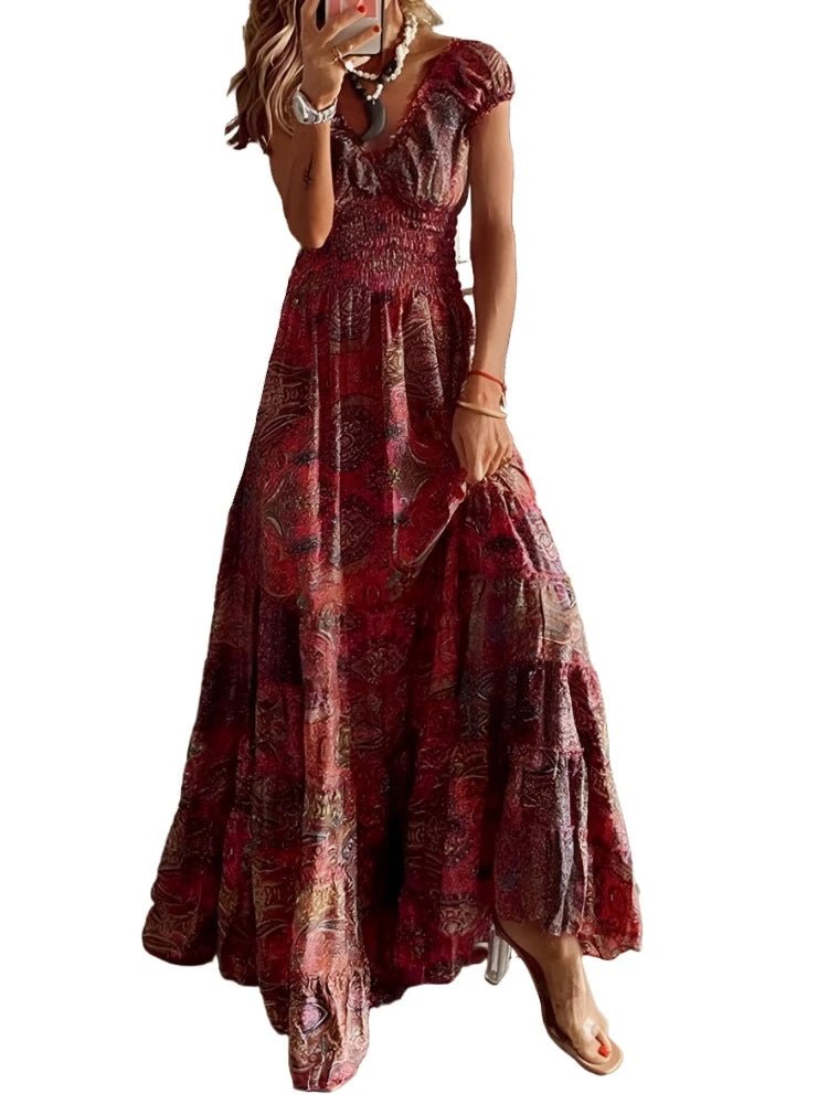 Bohemian Long Dress - LUVVITT Fashion