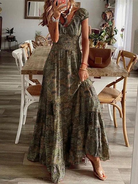 Bohemian Long Dress - LUVVITT Fashion