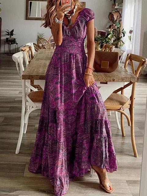 Bohemian Long Dress - LUVVITT Fashion