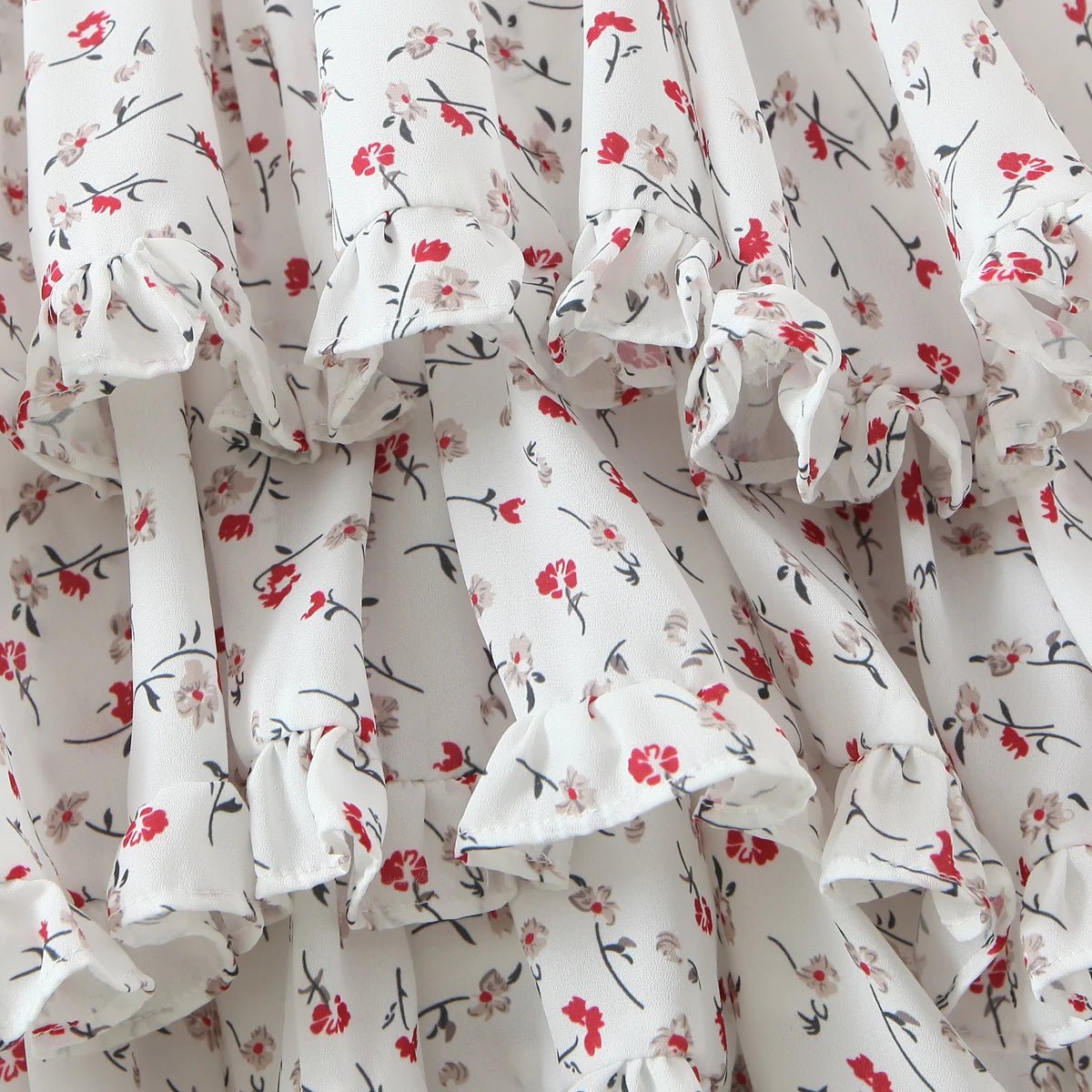 Bow Floral Mini Dress - LUVVITT Fashion