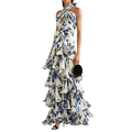 Criss-cross Floral Maxi Dress - LUVVITT Fashion