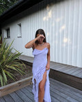 Elegant Ruffle Sling Dress - LUVVITT Fashion