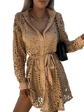 Embroidered Mini Dress - LUVVITT Fashion