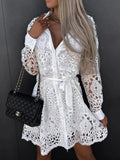 Embroidered Mini Dress - LUVVITT Fashion