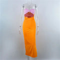 Hollow Out Strapless Slim Dress - LUVVITT Fashion